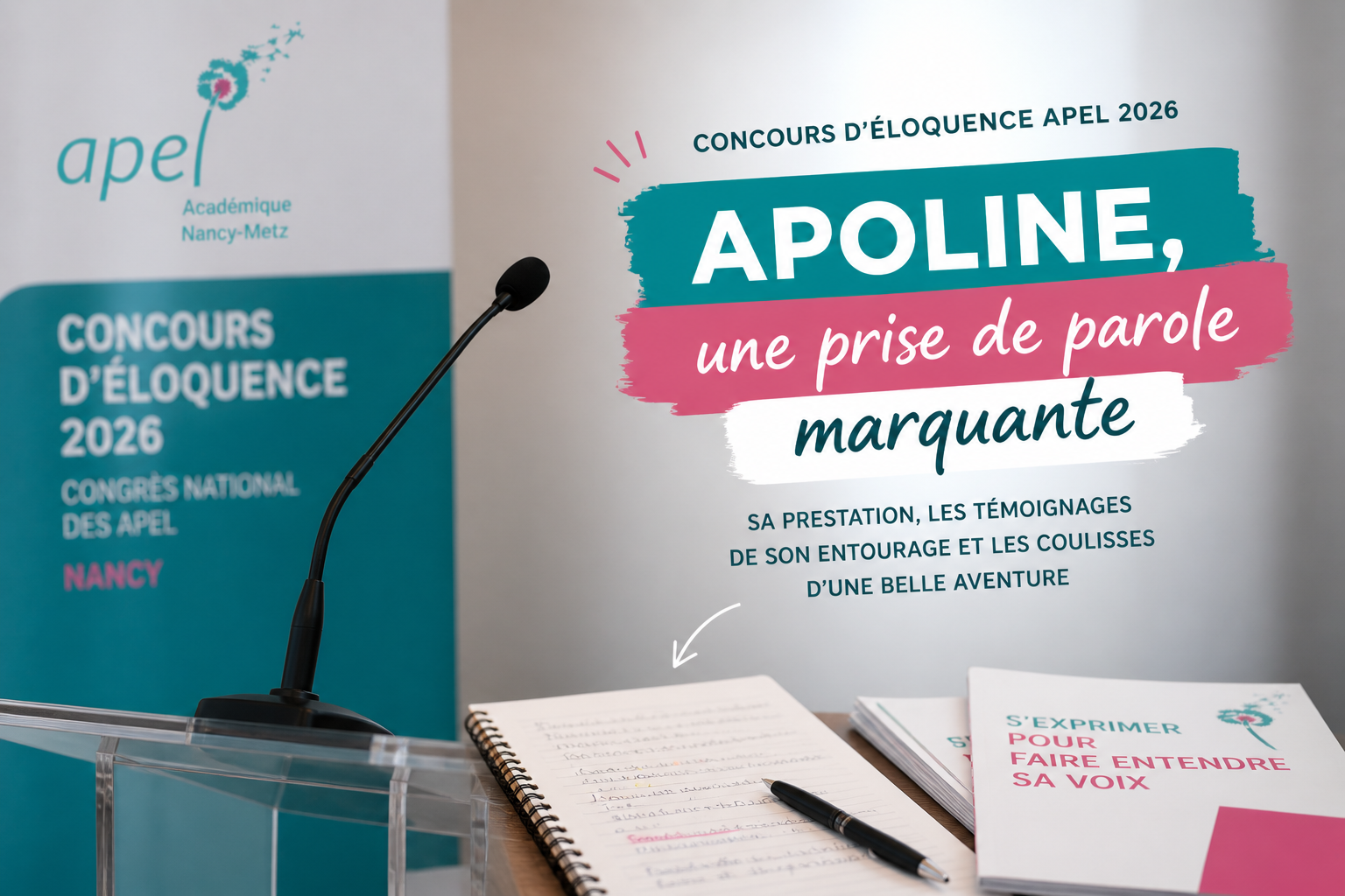 Concours d’Éloquence APEL 2026 : Apoline, une prise de parole marquante